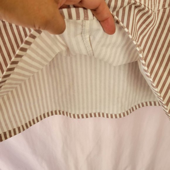 Striped Overall Dress - Picture 7 of 7